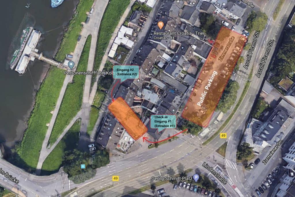 Pearl Studio Apart - King Bed - Netflix - Projector - Fast Wi-Fi Trier Eksteriør billede